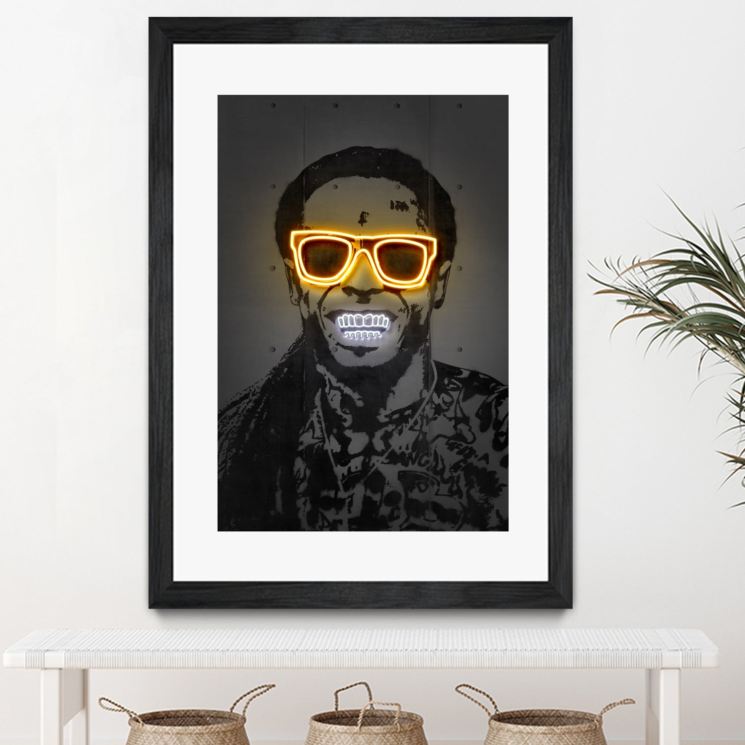 Lil Wayne by Octavian Mihai Mielu on GIANT ART - yellow digital drawing