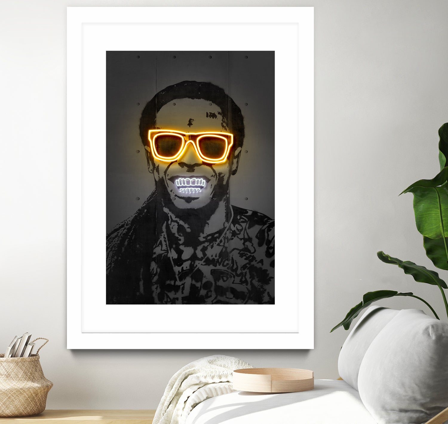 Lil Wayne by Octavian Mihai Mielu on GIANT ART - yellow digital drawing