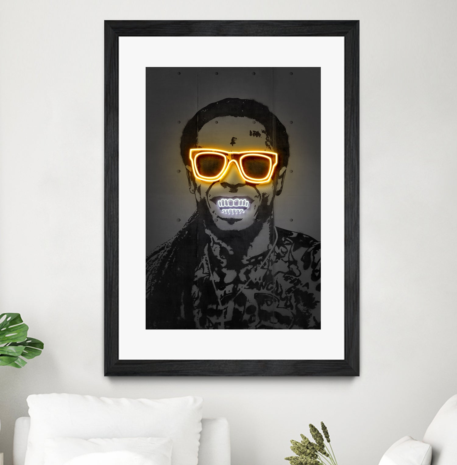 Lil Wayne by Octavian Mihai Mielu on GIANT ART - yellow digital drawing