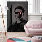 The Terminator by Octavian Mihai Mielu on GIANT ART - black digital drawing