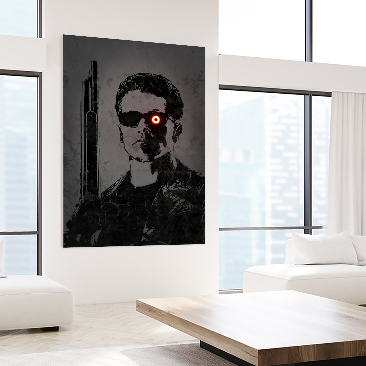 The Terminator by Octavian Mihai Mielu on GIANT ART - black digital drawing