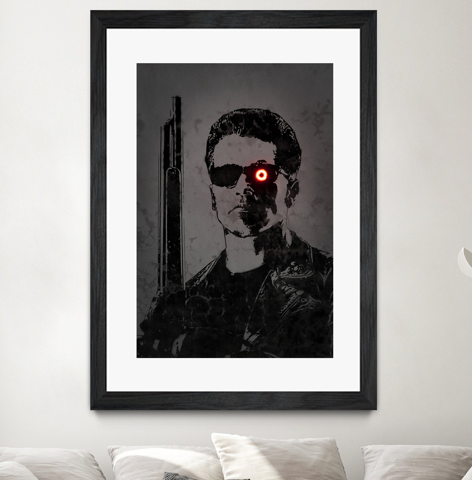 The Terminator by Octavian Mihai Mielu on GIANT ART - black digital drawing