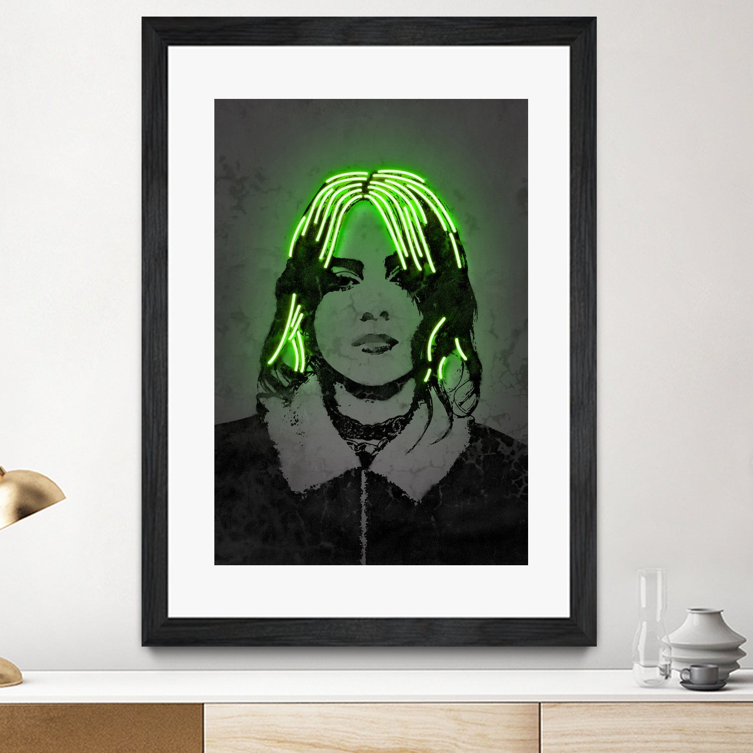 Billi by Octavian Mihai Mielu on GIANT ART - green digital drawing