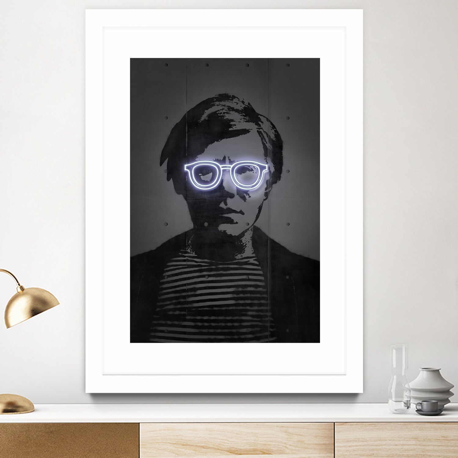 Warhol by Octavian Mihai Mielu on GIANT ART - white digital drawing