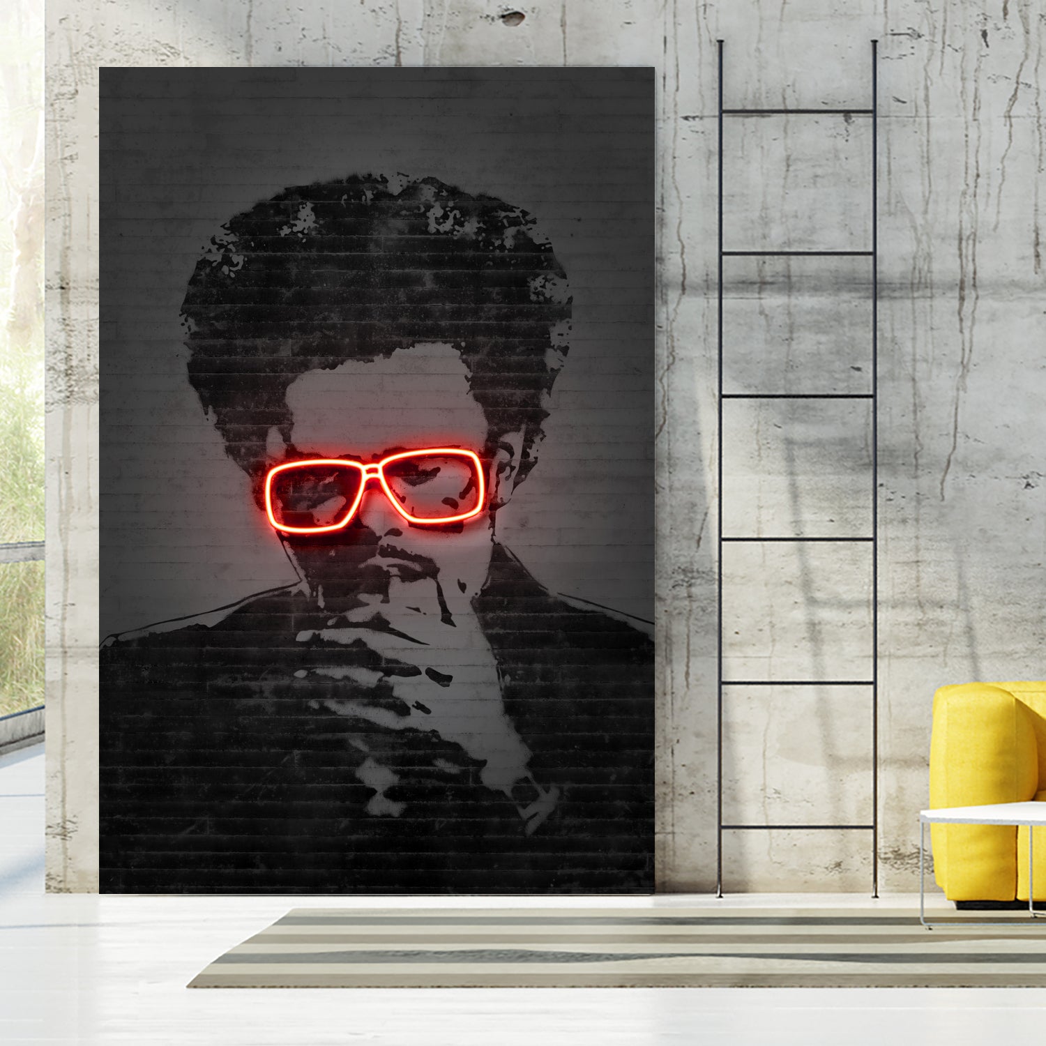 The Weeknd by Octavian Mihai Mielu on GIANT ART - red digital drawing