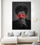 The Weeknd by Octavian Mihai Mielu on GIANT ART - red digital drawing