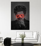 The Weeknd by Octavian Mihai Mielu on GIANT ART - red digital drawing