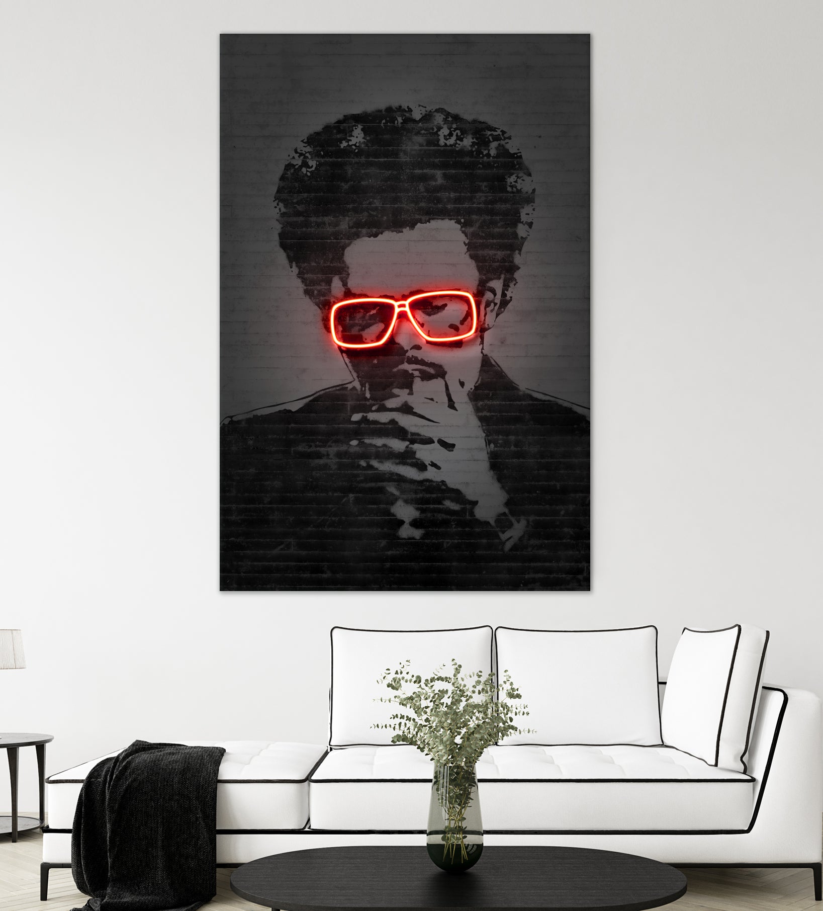 The Weeknd by Octavian Mihai Mielu on GIANT ART - red digital drawing