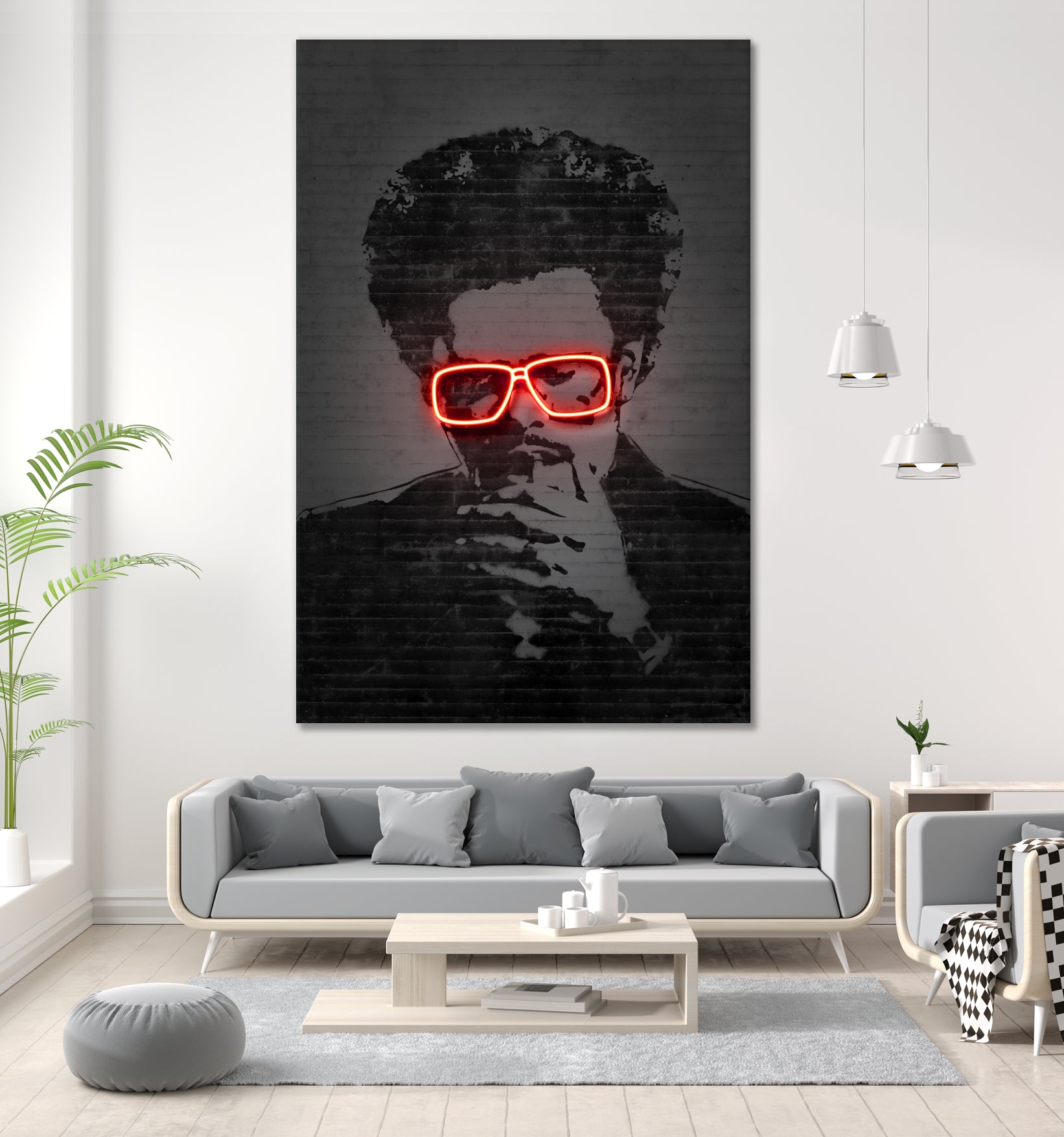 The Weeknd by Octavian Mihai Mielu on GIANT ART - red digital drawing