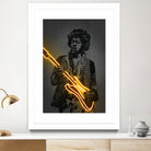 Jimi by Octavian Mihai Mielu on GIANT ART - yellow digital drawing