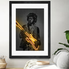 Jimi by Octavian Mihai Mielu on GIANT ART - yellow digital drawing