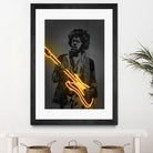 Jimi by Octavian Mihai Mielu on GIANT ART - yellow digital drawing