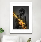 Jimi by Octavian Mihai Mielu on GIANT ART - yellow digital drawing