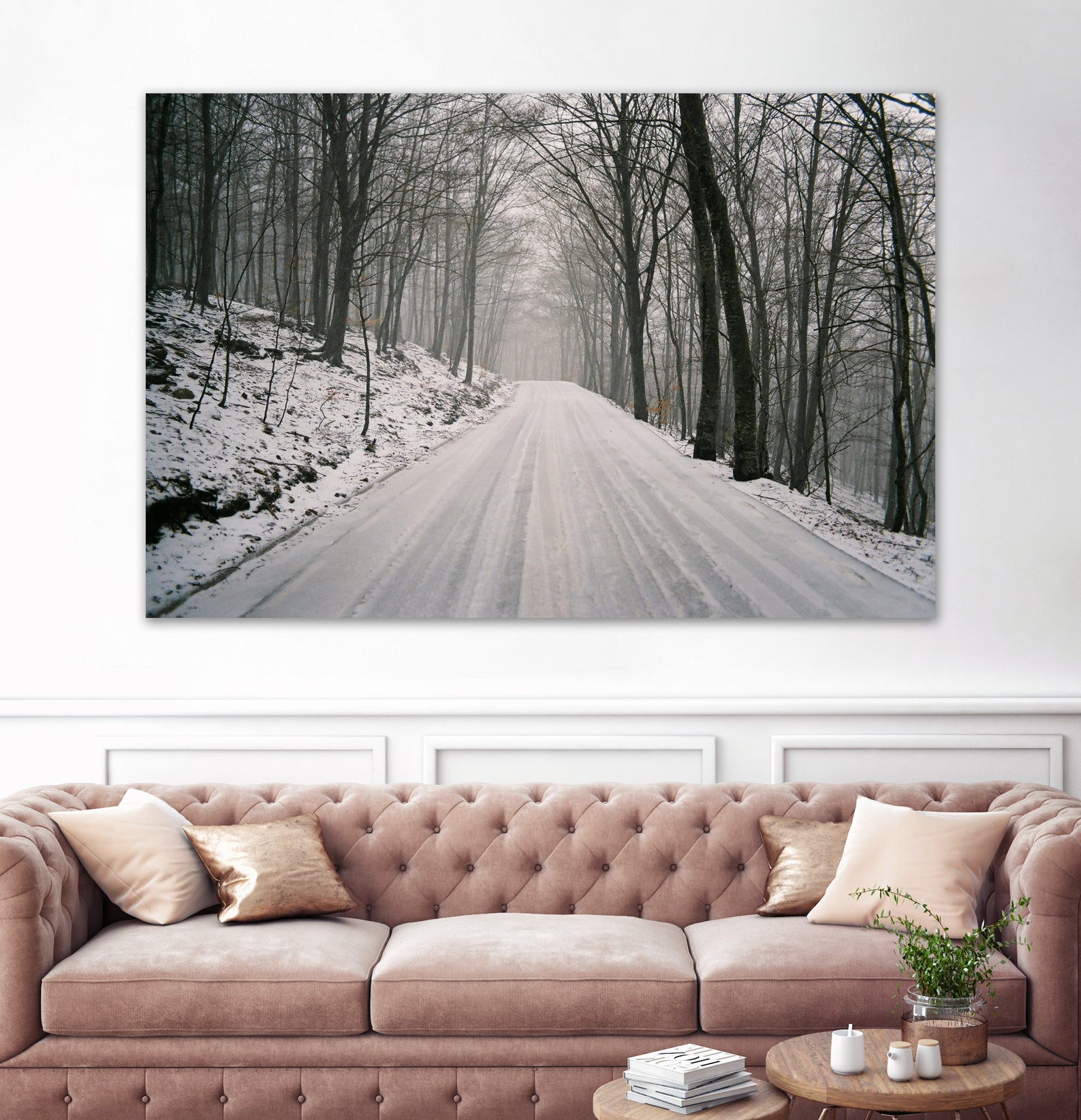 Winter memories XII by Anna Garcia on GIANT ART - white mixed media