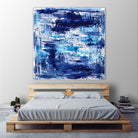 Blue passion by Katerina Izotova on GIANT ART - blue mixed media