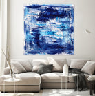 Blue passion by Katerina Izotova on GIANT ART - blue mixed media