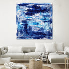 Blue passion by Katerina Izotova on GIANT ART - blue mixed media