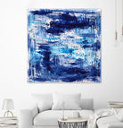 Blue passion by Katerina Izotova on GIANT ART - blue mixed media