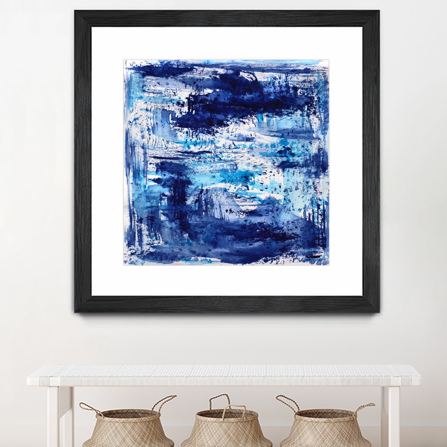 Blue passion by Katerina Izotova on GIANT ART - blue mixed media