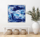 Blue passion by Katerina Izotova on GIANT ART - blue mixed media