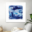 Blue passion by Katerina Izotova on GIANT ART - blue mixed media