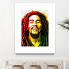 bob marley by Enrico Varrasso on GIANT ART - yellow digital painting