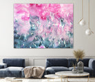 When indigo loves pink || watercolor by Katerina Izotova on GIANT ART - pink mixed media