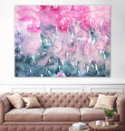 When indigo loves pink || watercolor by Katerina Izotova on GIANT ART - pink mixed media