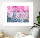 When indigo loves pink || watercolor by Katerina Izotova on GIANT ART - pink mixed media