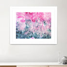 When indigo loves pink || watercolor by Katerina Izotova on GIANT ART - pink mixed media