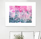 When indigo loves pink || watercolor by Katerina Izotova on GIANT ART - pink mixed media