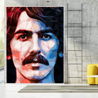 george harrison by Enrico Varrasso on GIANT ART - red digital painting