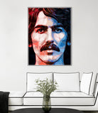 george harrison by Enrico Varrasso on GIANT ART - red digital painting