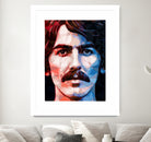 george harrison by Enrico Varrasso on GIANT ART - red digital painting