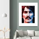 george harrison by Enrico Varrasso on GIANT ART - red digital painting