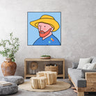 Vincent by Idil Keysan on GIANT ART - blue digital drawing