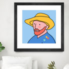 Vincent by Idil Keysan on GIANT ART - blue digital drawing