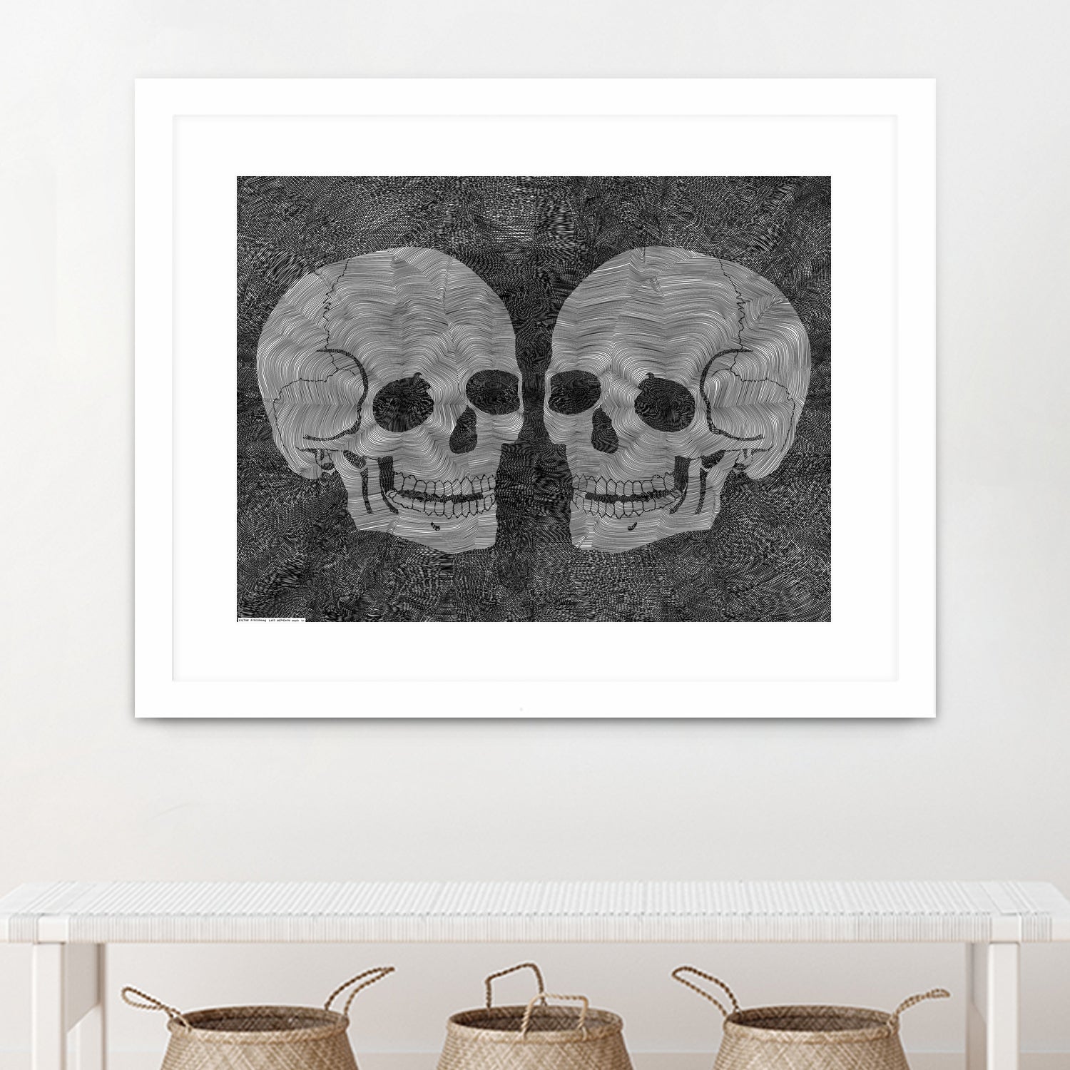 Memento Mori VI by Victor Fitzsimons on GIANT ART - black digital drawing