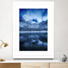 Fantasy at mountain lake by patrik lovrin on GIANT ART - blue photo manipulation