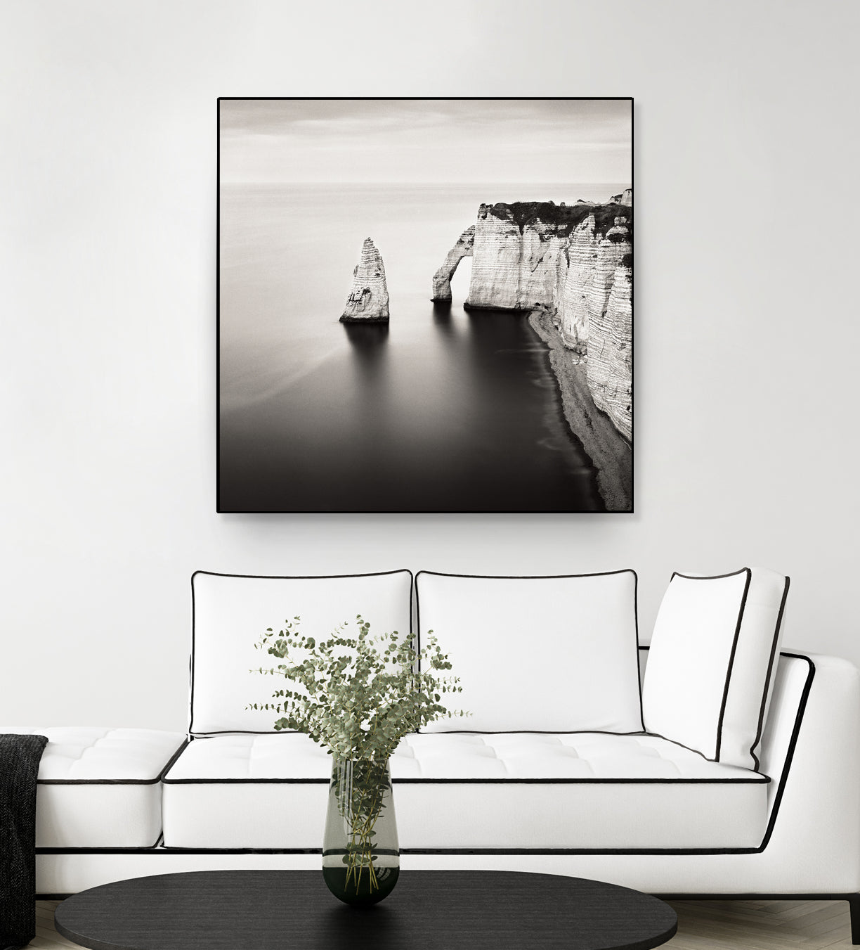 Falaise d'Aval Etretat Study I by Rafal Krol on GIANT ART - black photo illustration