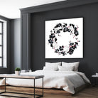 Black Orchid by Viktoria Sevastyanova on GIANT ART - white typography