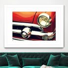 1951 Ford by Lyle Hatch on GIANT ART - red photo illustration