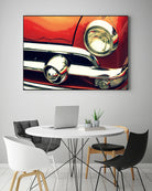 1951 Ford by Lyle Hatch on GIANT ART - red photo illustration