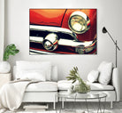 1951 Ford by Lyle Hatch on GIANT ART - red photo illustration