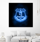 Neon Everton by Imam Safi'i on GIANT ART - black photo illustration