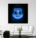 Neon Everton by Imam Safi'i on GIANT ART - black photo illustration