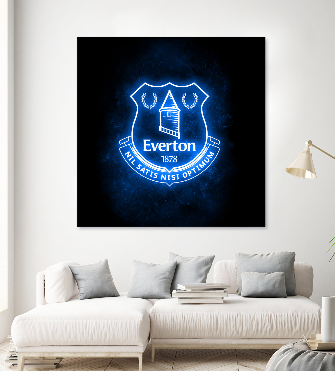 Neon Everton by Imam Safi'i on GIANT ART - black photo illustration