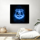 Neon Everton by Imam Safi'i on GIANT ART - black photo illustration