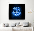 Neon Everton by Imam Safi'i on GIANT ART - black photo illustration