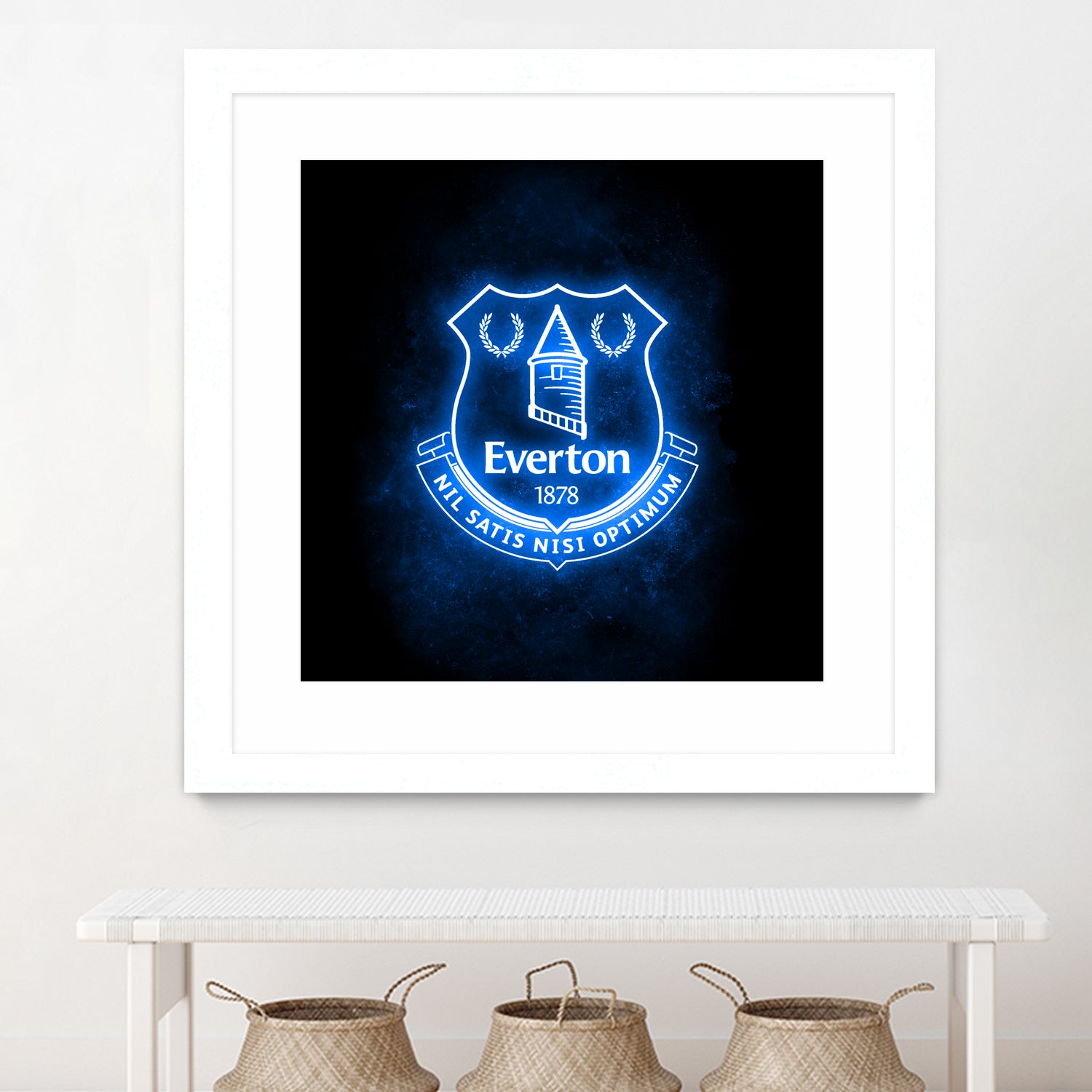 Neon Everton by Imam Safi'i on GIANT ART - black photo illustration